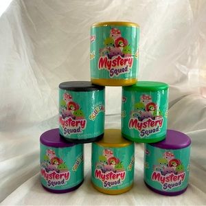 Lot of 6 Squishmallow Micromallow Mystery Squad 2.5”
